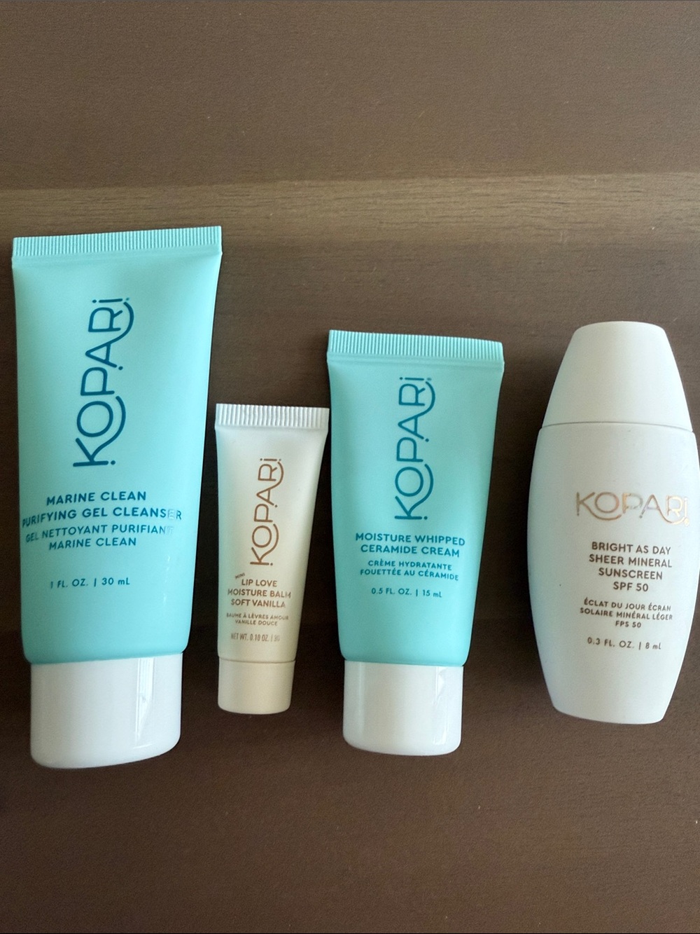 Kopari Marine clean cleanser Moisture whipped ceramide cream mineral sunscreen